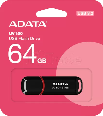 Photo de Clé USB 3.2 Adata UV150 - 64Go (Noir)