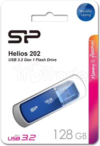 Photo de Clé USB 3.2 Silicon Power Helios 202 - 128Go (Bleu)