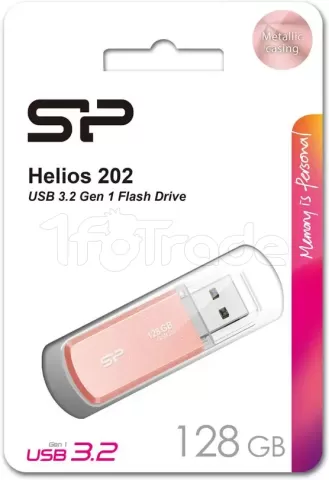 Photo de Clé USB 3.2 Silicon Power Helios 202 - 128Go (Rose)