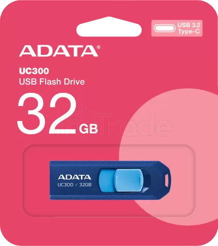 Photo de Clé USB-C 3.2 Adata UC300 - 32Go (Bleu)