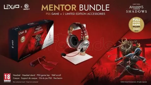 Photo de Coffret Mentor Casque + Support Casque Lexip x Ubisoft Assasin's Creed Shadows