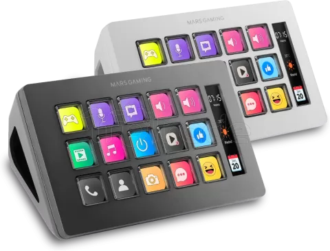 Photo de Console de streaming Mars Gaming Stream Deck Slim MSD-One (Noir)