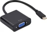 Photo de Convertisseur CableXpert USB-C vers VGA M/F 15cm (Noir)