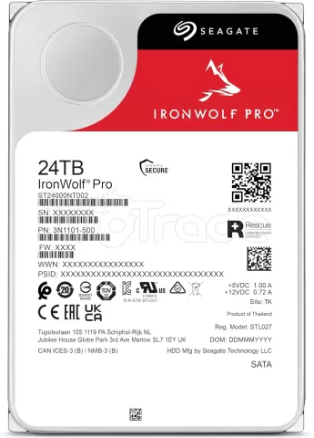 Photo de Disque Dur 3,5" Seagate IronWolf Pro 24To - S-ATA