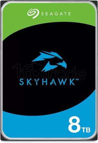 Photo de Disque Dur 3,5" Seagate SkyHawk 8To 256Mo - S-ATA