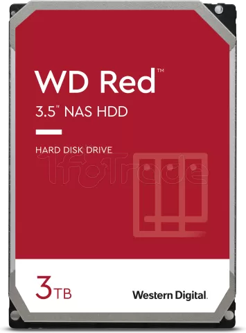 Photo de Disque Dur 3,5" Western Digital Red 3To  - S-ATA