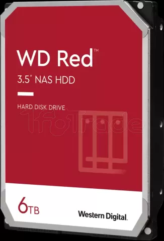 Photo de Disque Dur 3,5" Western Digital Red 6To  - S-ATA