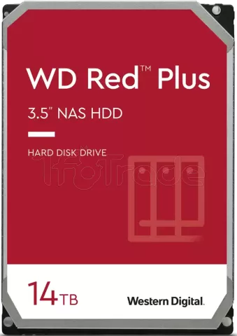 Photo de Disque Dur 3,5" Western Digital Red Plus 14To - S-ATA 3,5"