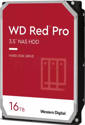 Photo de Disque Dur 3,5" Western Digital Red Pro 16To  - S-ATA