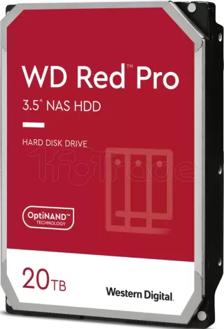 Photo de Disque Dur 3,5" Western Digital Red Pro 20To  - S-ATA