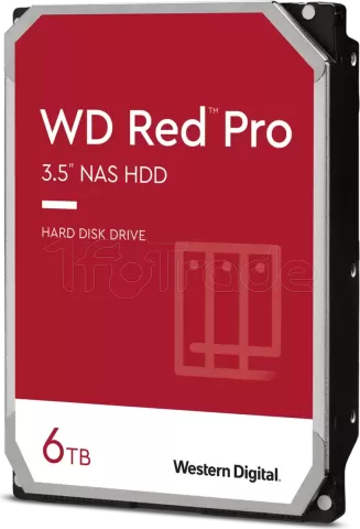 Photo de Disque Dur 3,5" Western Digital Red Pro 6To  - S-ATA