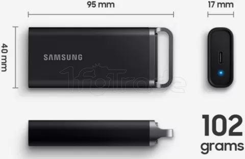 Photo de Disque SSD externe Samsung T5 Evo - 2To (Noir)