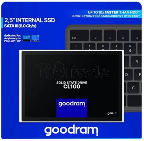 Photo de Disque SSD GoodRam CX400 128Go - S-ATA 2,5"