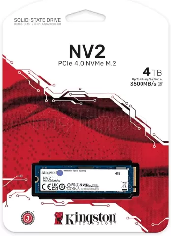 Photo de Disque SSD Kingston NV2 4To  - NVMe M.2 Type 2280