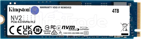 Photo de Disque SSD Kingston NV2 4To  - NVMe M.2 Type 2280