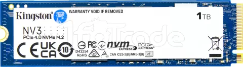 Photo de Disque SSD Kingston NV3 1To - NVMe M.2 Type 2280