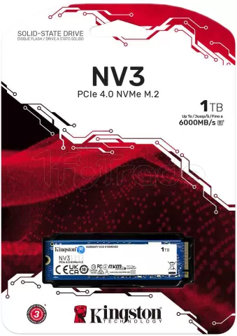 Photo de Disque SSD Kingston NV3 1To - NVMe M.2 Type 2280