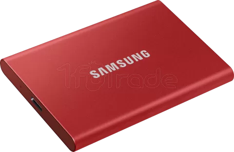 Photo de Disque SSD NVMe externe Samsung T7 - 500Go (Rouge)