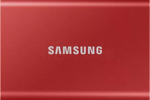 Photo de Disque SSD NVMe externe Samsung T7 - 500Go (Rouge)