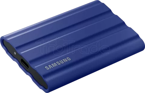 Photo de Disque SSD NVMe externe Samsung T7 Shield - 2To  (Bleu)