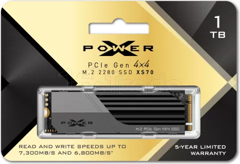 Photo de Disque SSD Silicon Power XS70 1To  - NVMe M.2 Type 2280