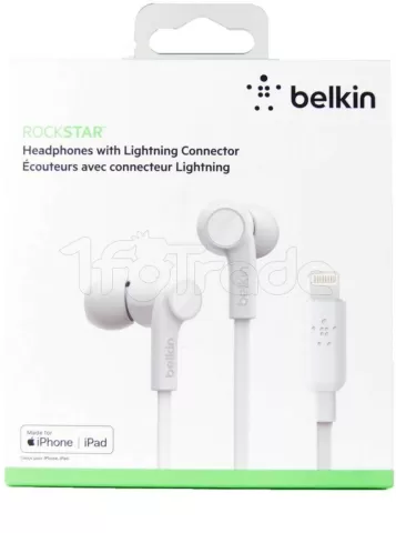 Photo de Ecouteurs Belkin Soundform Lightning (Blanc)