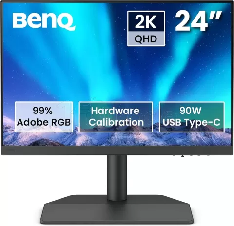 Photo de Ecran 24" BenQ SW242Q Quad HD (Noir)