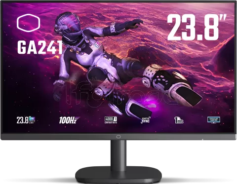 Photo de Ecran 24" Cooler Master GA241 Full HD 100Hz (Noir)