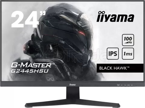 Photo de Ecran 24" Iiyama G-Master Black Hawk G2445HSU-B2 Full HD 100Hz (Noir)