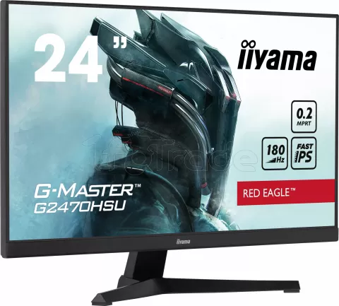 Photo de Ecran 24" Iiyama G-Master Red Eagle G2470HSU-B6 Full HD 180Hz (Noir)