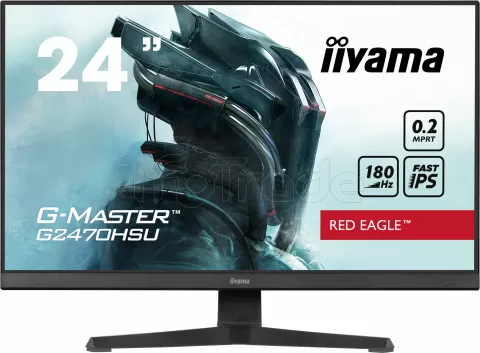 Photo de Ecran 24" Iiyama G-Master Red Eagle G2470HSU-B6 Full HD 180Hz (Noir)