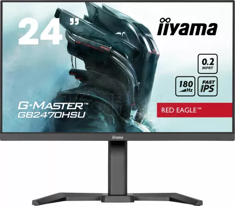 Photo de Ecran 24" Iiyama G-Master Red Eagle GB2470HSU-B6 Full HD 180Hz (Noir)