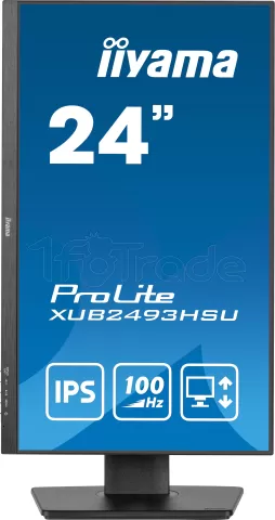 Photo de Ecran 24" Iiyama ProLite XUB2493HSU-B7 Full HD 100Hz (Noir)