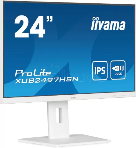 Photo de Ecran 24" Iiyama ProLite XUB2497HSN-W2 Quad HD 100Hz (Blanc)