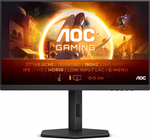 Photo de Ecran 27" AOC Gaming 27G4XE Full HD 180Hz (Noir)