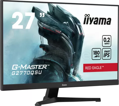 Photo de Ecran 27" Iiyama G-Master Red Eagle G2770QSU-B6 Quad HD 180Hz (Noir)