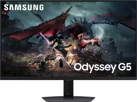 Photo de Ecran 32" Samsung Odyssey G5 G50D Quad HD 180Hz (Noir)