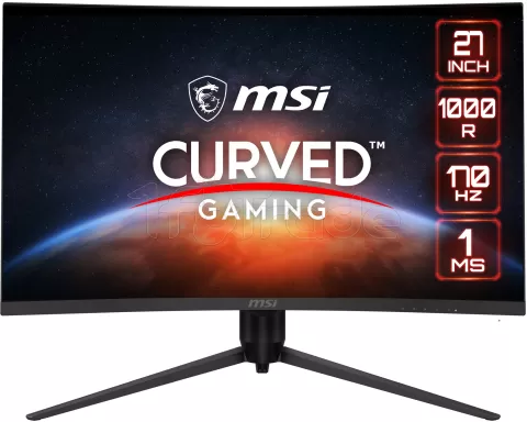 Photo de Ecran incurvé 27" MSI Gaming G271CQP E2 Quad HD 170Hz (Noir)