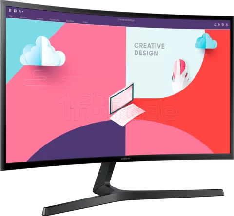 Photo de Ecran incurvé 27" Samsung Essential S36C Full HD 100Hz (Noir)