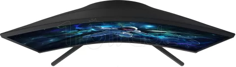 Photo de Ecran incurvé 27" Samsung Odyssey G5 G55C Quad HD 165Hz (Noir)