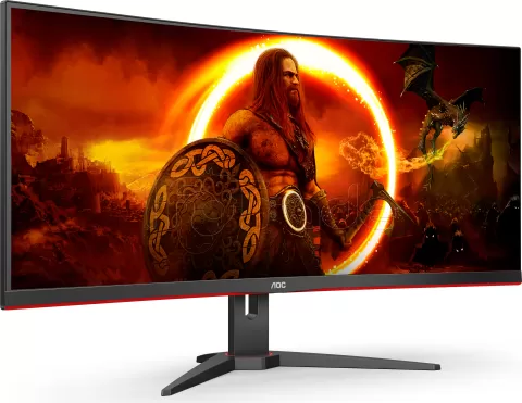 Photo de Ecran incurvé 34" AOC Agon CU34G2XE 4K Ultra HD 144Hz (Noir)