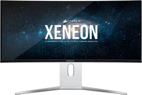 Photo de Ecran incurvé 34" Corsair Xeneon 34WQHD240-C UWQHD 240Hz (Blanc)