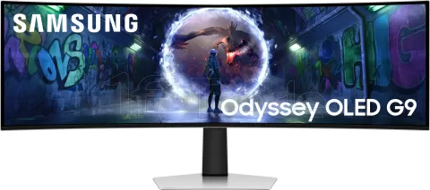 Photo de Ecran incurvé 49" Samsung Odyssey Oled G9 G934S Dual Quad HD 240Hz (Noir)