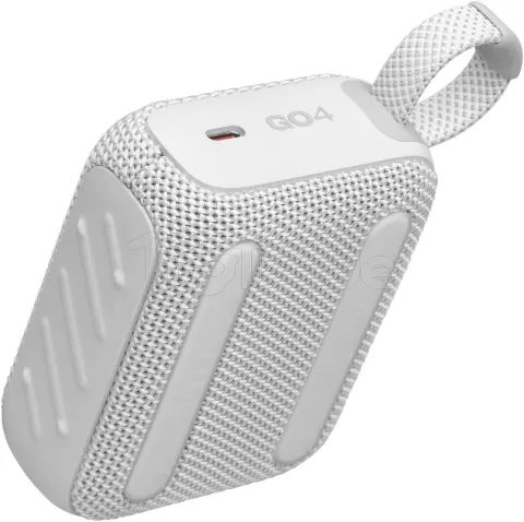 Photo de Enceinte nomade Bluetooth JBL Go 4 (Blanc)