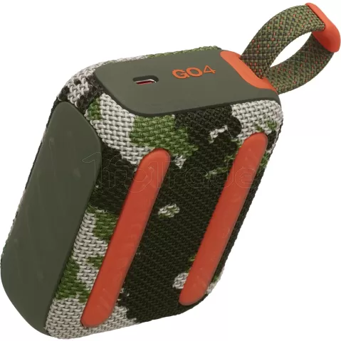 Photo de Enceinte nomade Bluetooth JBL Go 4 (Motif Camouflage)