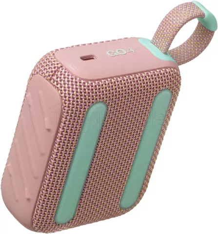 Photo de Enceinte nomade Bluetooth JBL Go 4 (Rose)