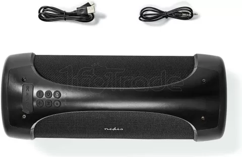 Photo de Enceinte nomade Bluetooth Nedis Party Boombox 50W (Noir)