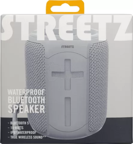 Photo de Enceinte nomade Bluetooth Streetz CM766 (Gris)