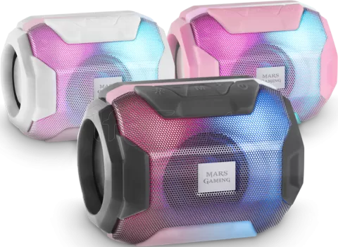 Photo de Enceintes Bluetooth Mars Gaming MSBAX RGB (Rose)