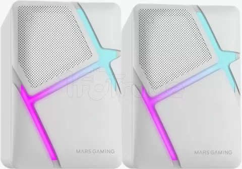 Photo de Enceintes Mars Gaming MS-H RGB (Blanc)